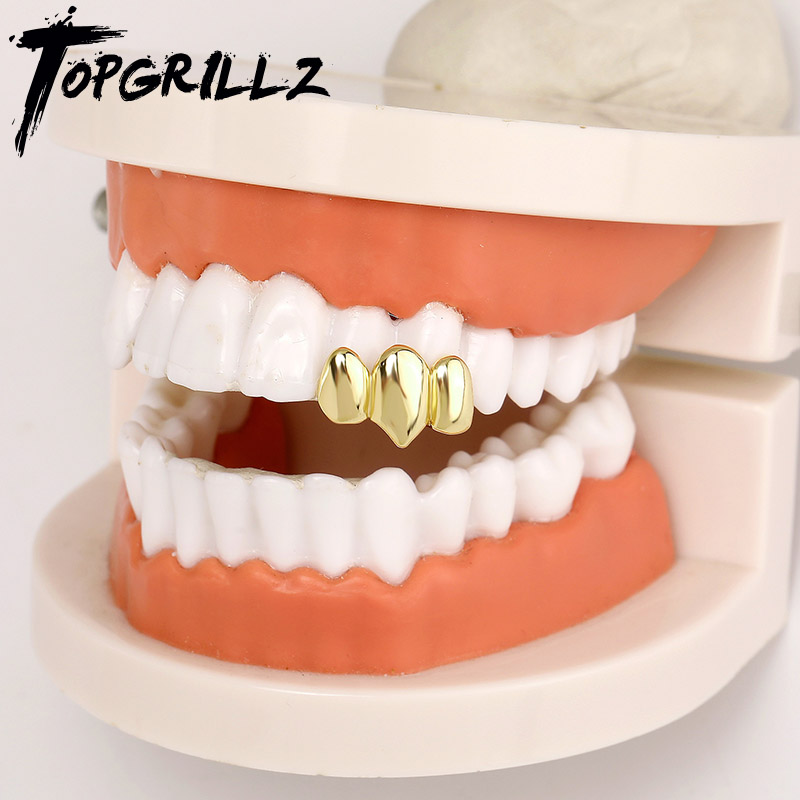 Streetwear Brand Hats - TOPGRILLZ Hip Hop Glossy Teeth Grillz