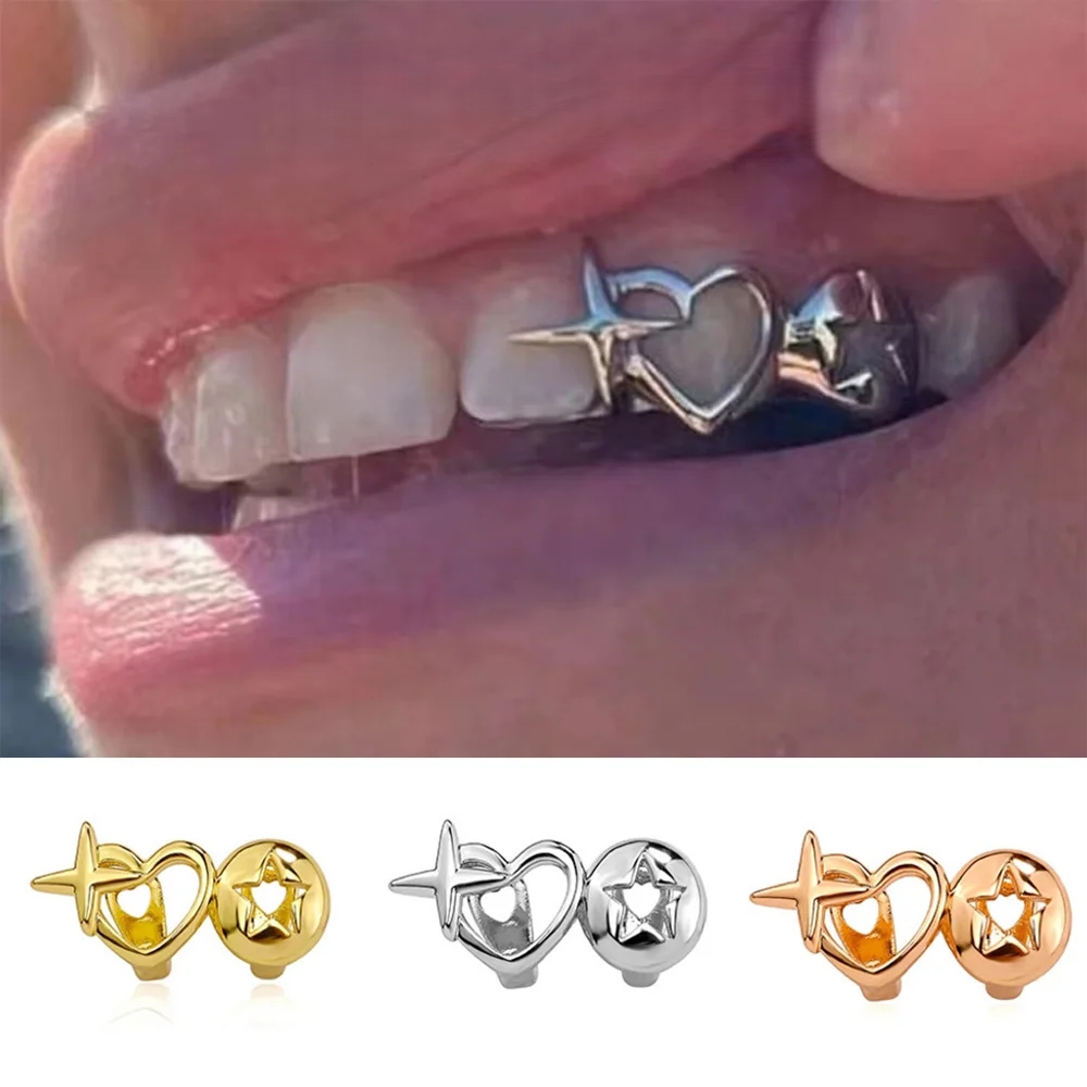Streetwear Brand Hats - Punk Hip Hop Hollow Heart Teeth