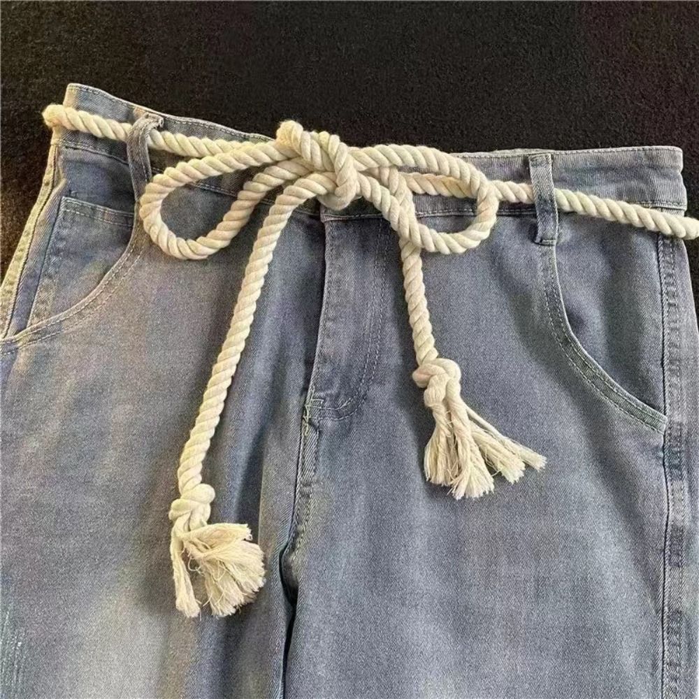 Women Man Luxury Design Thick  - Off White Belt ulasan dan harga