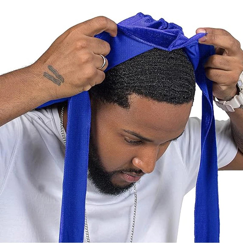 kkjoy Unisex Velvet Durags Ban - Streetwear Brand Hats ulasan dan harga