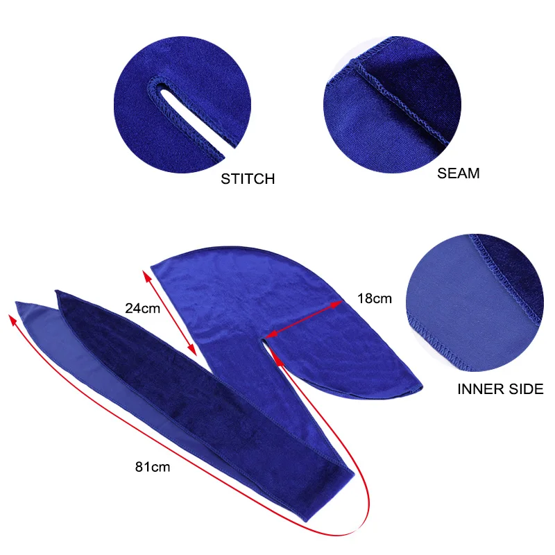 kkjoy Unisex Velvet Durags Ban - Streetwear Brand Hats ulasan dan harga