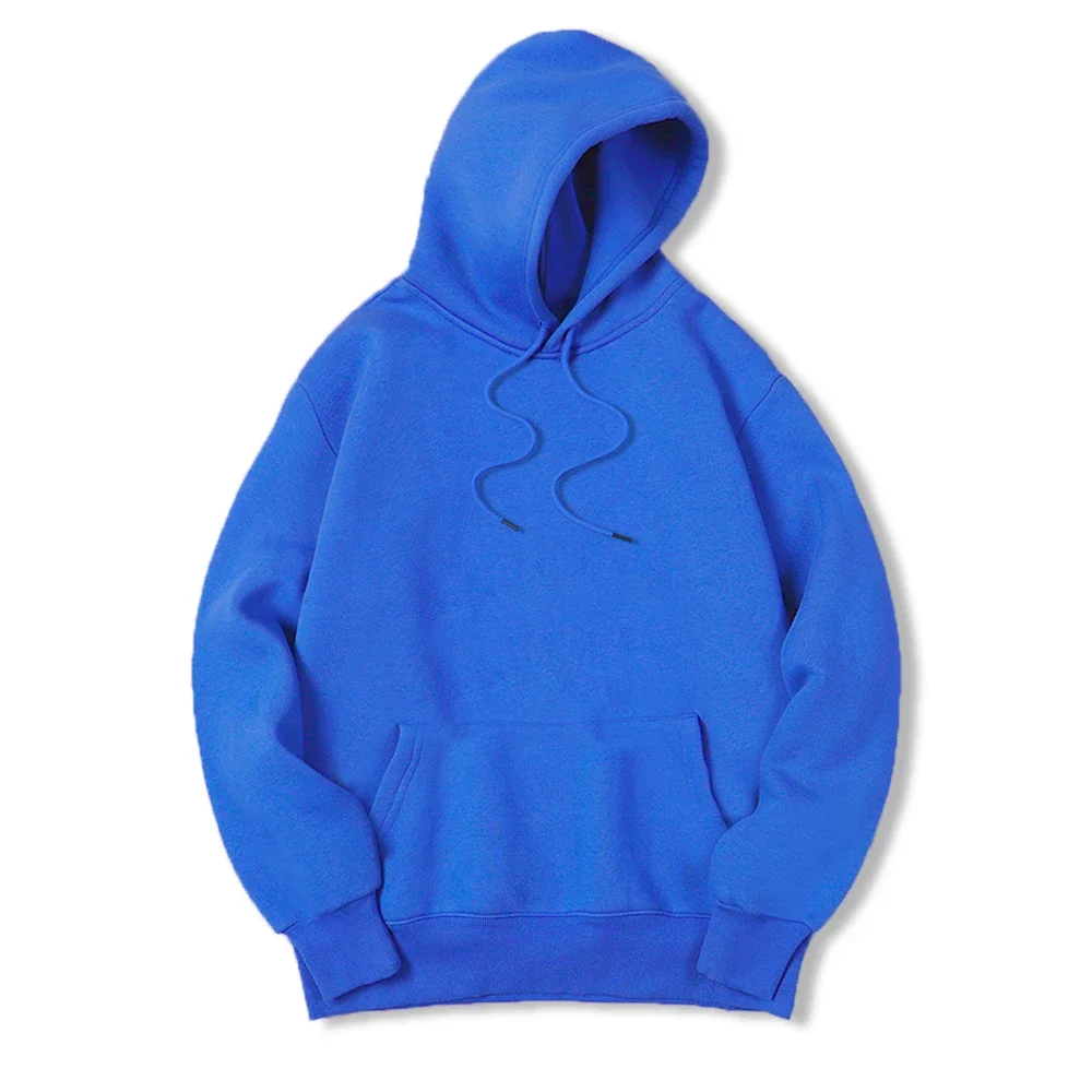 Men's Solid Color Hooded Sweat - Streetwear Brand Jersey ulasan dan harga