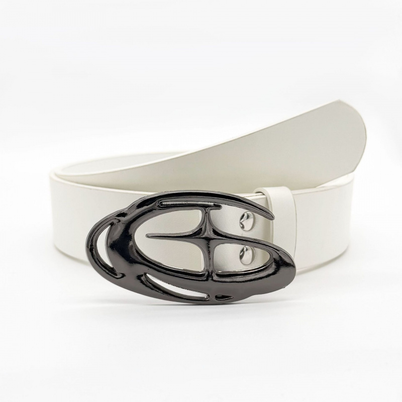 2025 Y2K Punk Hollow Waist Fak - Off White Belt ulasan dan harga