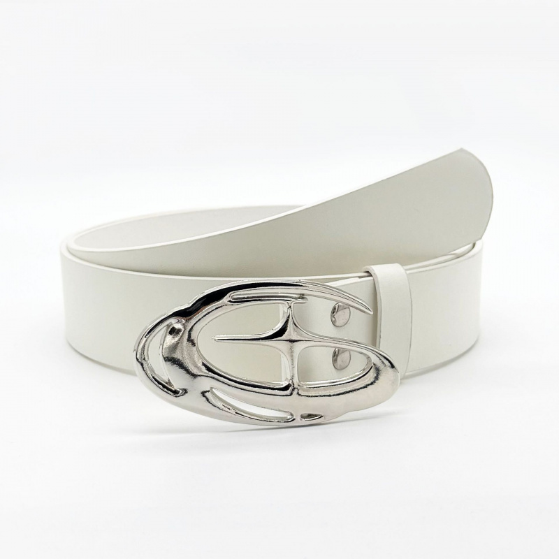 Y2K Punk Gothic Waist Belts, D - Off White Belt ulasan dan harga