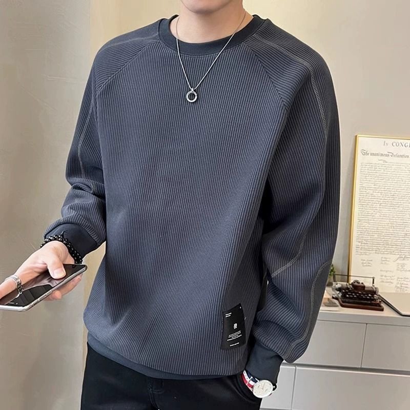 Gray Sports Men's Pullover Off - Streetwear Brand Cheap ulasan dan harga
