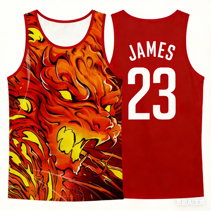2026 Summer Anime Flame Patter - Streetwear Brand Jersey ulasan dan harga