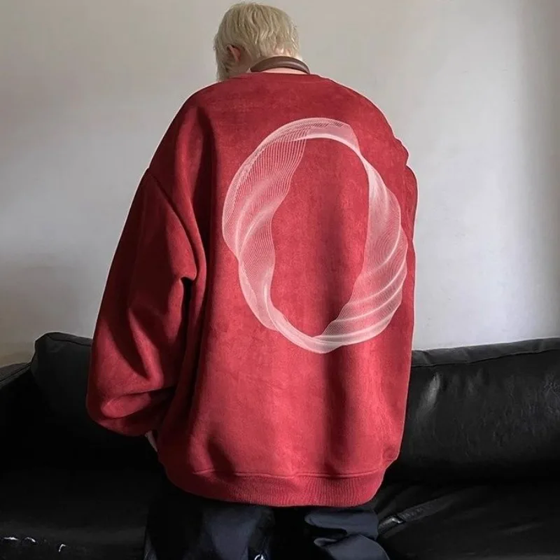 Fleece-Lined Warm American Sty - Streetwear Brand Cheap ulasan dan harga