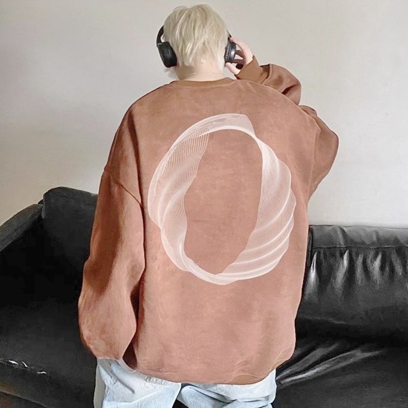Fleece-Lined Warm American Sty - Streetwear Brand Cheap ulasan dan harga