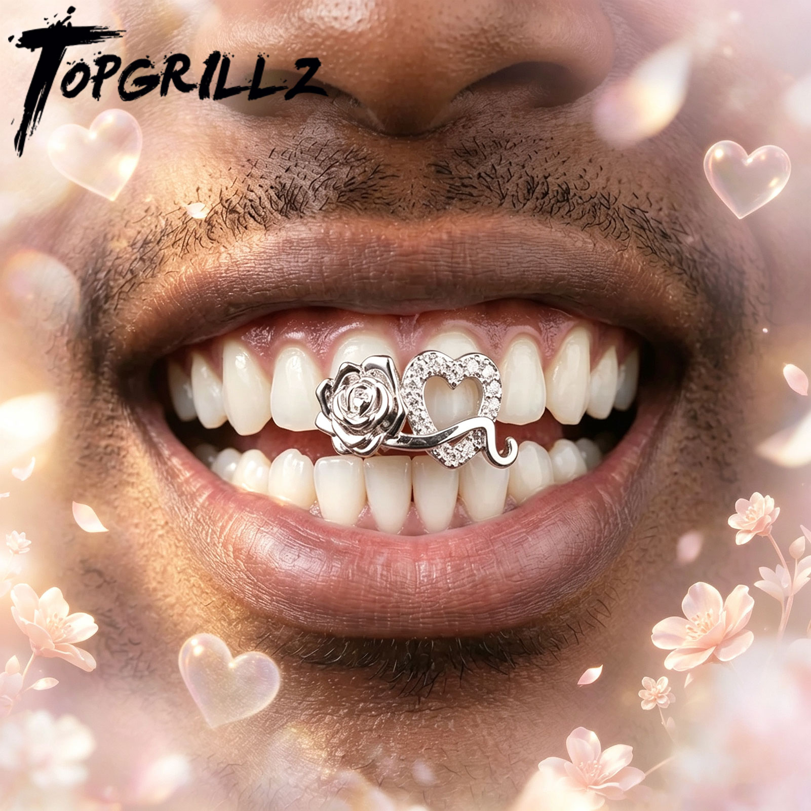 TOPGRILLZ Romantic Zircon Doub - Streetwear Brand Hats ulasan dan harga