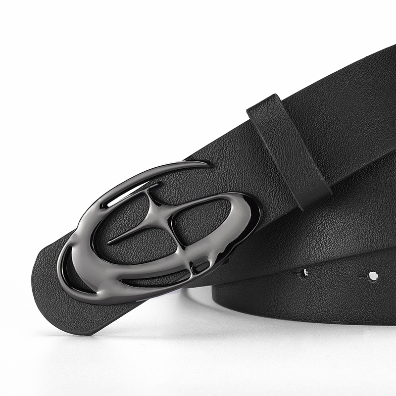 Men's Unique Design Smooth Buc - Off White Belt ulasan dan harga