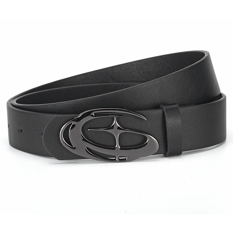 Men's Unique Design Smooth Buc - Off White Belt ulasan dan harga